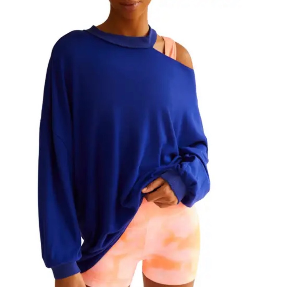 Free People Movement Cutout Sweater